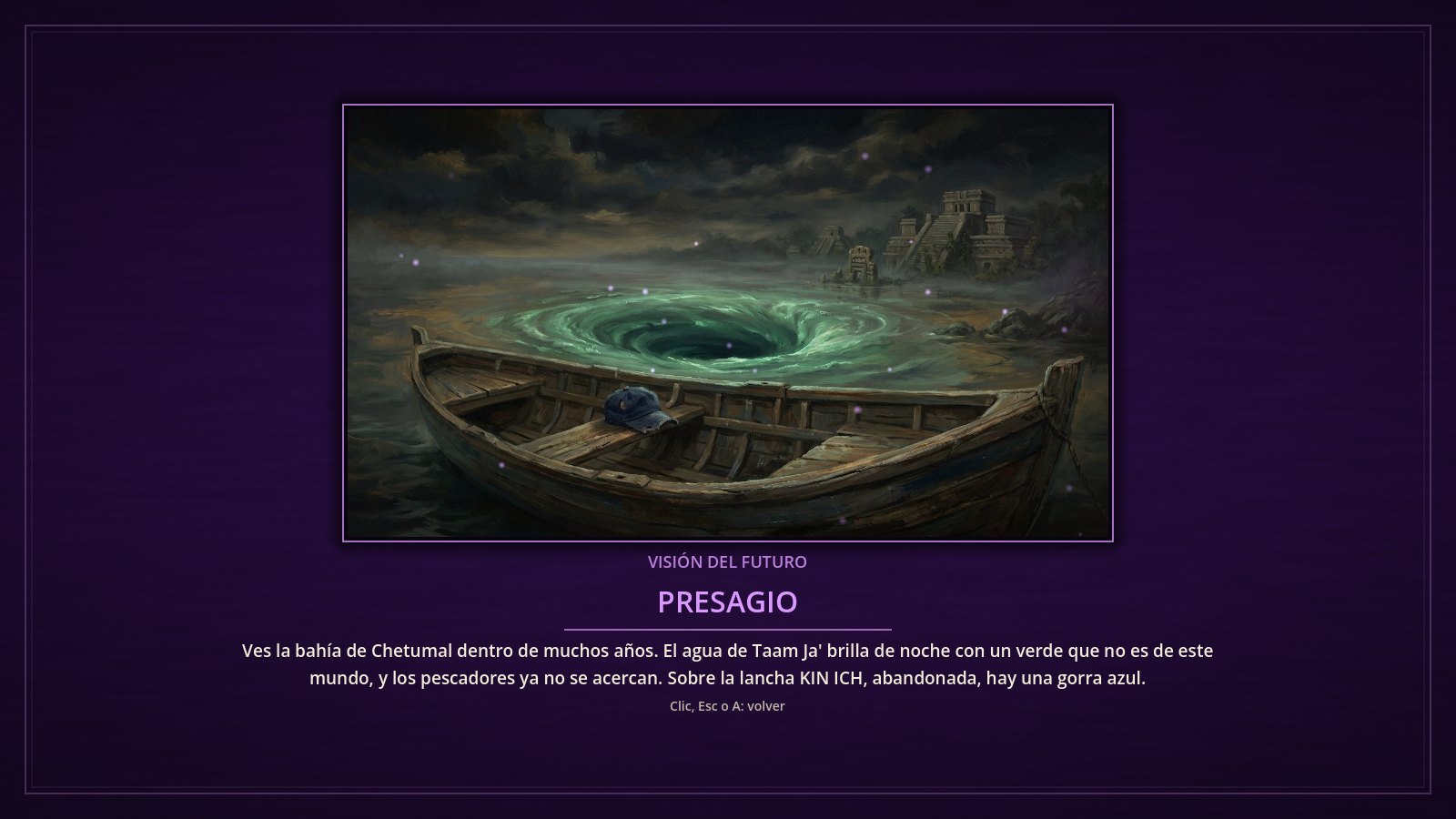 Presagio · Taam Ja' brilla de noche